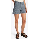 Jeans - Gestreept - Denim - Kort - Mid Waist