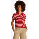 Tommy Hilfiger - 1985 - Poloshirt - All-over Motief - Mix van Katoen en Elastaan