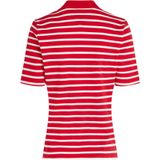 Tommy Hilfiger - 1985 - Poloshirt - All-over Motief - Mix van Katoen en Elastaan