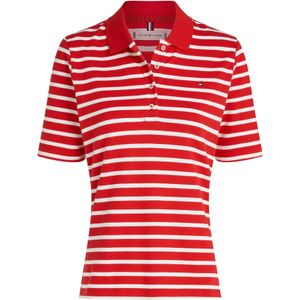 Tommy Hilfiger - 1985 - Poloshirt - All-over Motief - Mix van Katoen en Elastaan