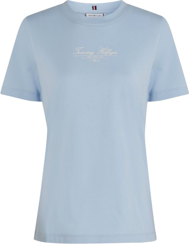 TOMMY HILFIGER Shirt  lichtblauw / wit