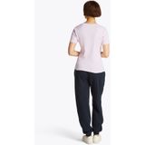 TOMMY HILFIGER - Slim Cody V-NK SS - T-shirt - Lichtroze - Katoen