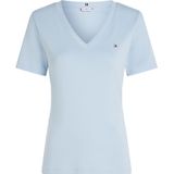 Tommy Hilfiger - Basic T-shirt - Blauw - Katoen