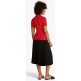 Tommy Hilfiger - 1985 Slim Pique - Poloshirt - Rood - Dames