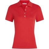 Poloshirt - Effen - Katoen - Kwartmouw - Slanke Pasvorm