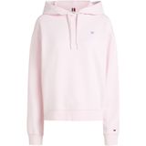 TOMMY HILFIGER - Hoodie - Lichtroze - Katoen - Met Kap