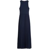 Tommy Hilfiger - Midi-Jurk - Donkerblauw - Viscose/Elastaan