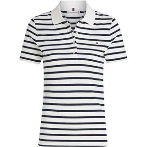 Design - Gestreept T-shirt - Katoen - Polokraag - Kwartmouw