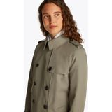 Tommy Hilfiger - Trenchcoat - Bruin - 100% Biologisch Katoen