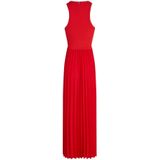 TOMMY HILFIGER Mouwloze midi-jurk voor dames, blauw (Dark Night Navy), XS, Rood (Primary Red), XXS