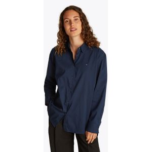 Tommy Hilfiger Dames L/S Shirt, blauw (Dark Night Navy), 42