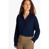 Tommy Hilfiger Klassische Bluse "CASUAL BTN DOWN SHIRT LS", mit Metalllabel