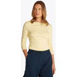 Tommy Hilfiger 3/4-Arm-Shirt "NEW CODY SLIM BOAT-NK 3/4SLV", mit Logostickerei