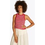 TOMMY HILFIGER Top  rood / zwart / wit
