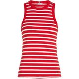 TOMMY HILFIGER Top  rood / zwart / wit