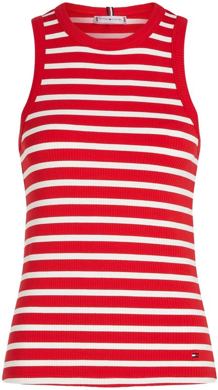 TOMMY HILFIGER Top  rood / zwart / wit