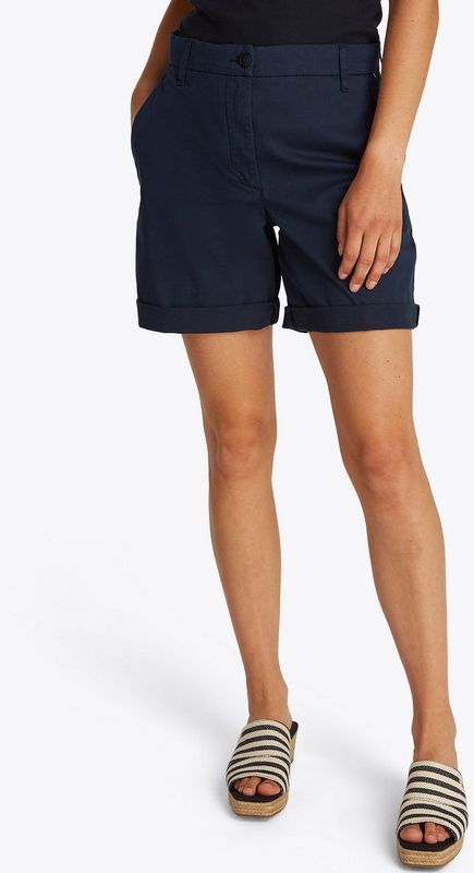 Tommy Hilfiger - Classic Chino Broek - Donkerblauw - Biologisch Katoen