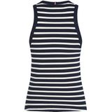 Tommy Hilfiger Dames Slim Rib Stretch Tank Top, Meerkleurig, XXS