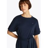 Tommy Hilfiger - Modern Cody - Jurk - Donkerblauw - Comfortabele Pasvorm