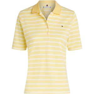 TOMMY HILFIGER - Shirt '1985' - Geel/Wit - T-shirt