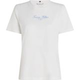 Tommy Hilfiger - T-shirt - Wit - Katoen - Regular Fit