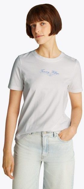 Tommy Hilfiger - T-shirt - Wit - Katoen - Regular Fit