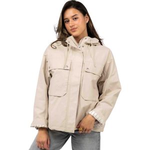 Tommy Hilfiger - Korte Parka - Geel - Katoen en Nylon