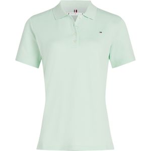 Tommy Hilfiger Poloshirt 1985 Regular Fit Pique Premium Polo met logo-borduursel, met zijsplitten