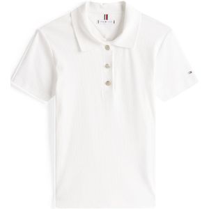 Tommy Hilfiger, Dames, Tops, Wit, Maat: XL Katoen,