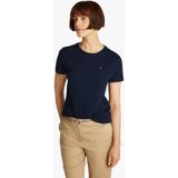 Tommy Hilfiger, Dames, Tops, Blauw, Maat: L Katoen,