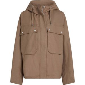 Tommy Hilfiger - Parka - Blauw - Biologisch Katoen/Polyamide