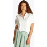 TOMMY HILFIGER - Lyocell Open-nk - Casual Polo SS - Wit