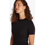 TOMMY HILFIGER - Fit and Flare - Jurk - Zwart - 3/4 Lengte