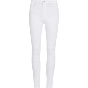 Stretchbroeken - Effen - Denim - Lang - Mid Waist - Skinny Pasvorm