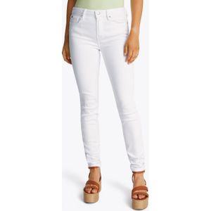 Stretchbroeken - Effen - Denim - Lang - Mid Waist - Skinny Pasvorm