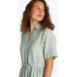TOMMY HILFIGER Blousejurk  pastelgroen / wit