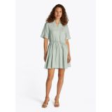 TOMMY HILFIGER Blousejurk  pastelgroen / wit