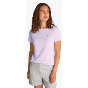 Tommy Hilfiger - Slub Reg C-nk Ss - T-shirt - Lichtroze