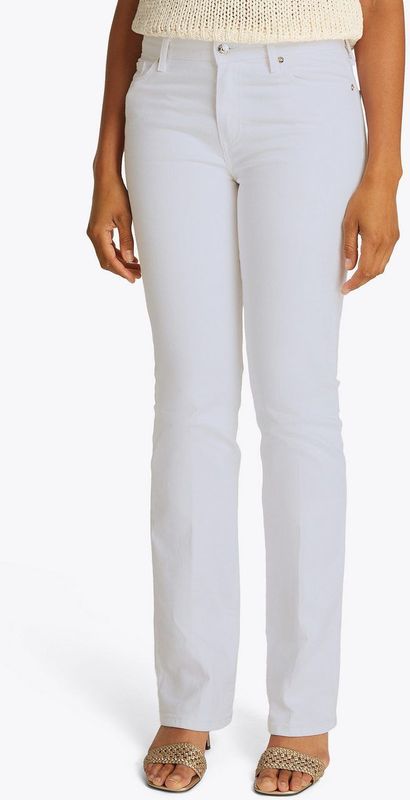 Tommy Hilfiger Dames Bootcut RW Wit WW0WW44362, Wit (Th Optisch Wit), 24W / 28L