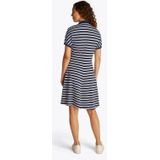 TOMMY HILFIGER Jurk  navy / wit