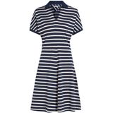 TOMMY HILFIGER Jurk  navy / wit