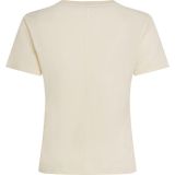 Tommy Hilfiger - SLUB REG C-NK SS - T-shirt - Calico - Met Vlamgaren Structuur en Logoborduurwerk