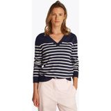 Tommy Hilfiger V-Ausschnitt-Pullover, mit Logo-Stickerei