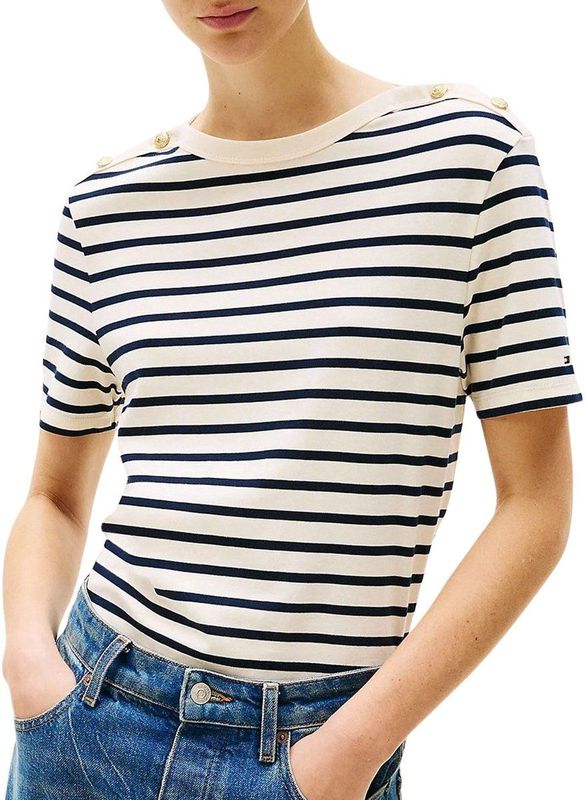 TOMMY HILFIGER Shirt  marine / wit