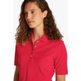 Tommy Hilfiger Poloshirt "1985 Regular Fit Pique Premium Polo", mit Logo-Stickerei, mit Seitenschlitzen