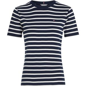Tommy Hilfiger T-Shirt »SLIM CODY C-NK SS«, mit Logostickerei