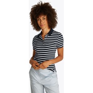 Tommy Hilfiger - S/S Polo - Blauw - Dames