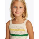 Tommy Hilfiger - Spaghetti Top - Wit - Katoen - Crochet Details