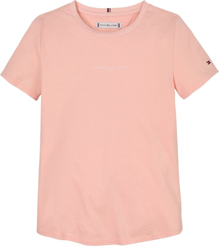 Tommy Hilfiger - Mini Bedrijf - T-Shirt - Coral Ice - 12 jaar (152)