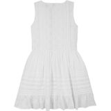Tommy Hilfiger - EMBROIDERED COTTON DRESS SLVLS - Zomerjurk - Wit - Met Delicate Gaatjesborduursel